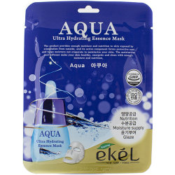Тканевая маска для лица увлажняющая Ekel Ultra Hydrating Essence Mask Aqua 25 мл 
