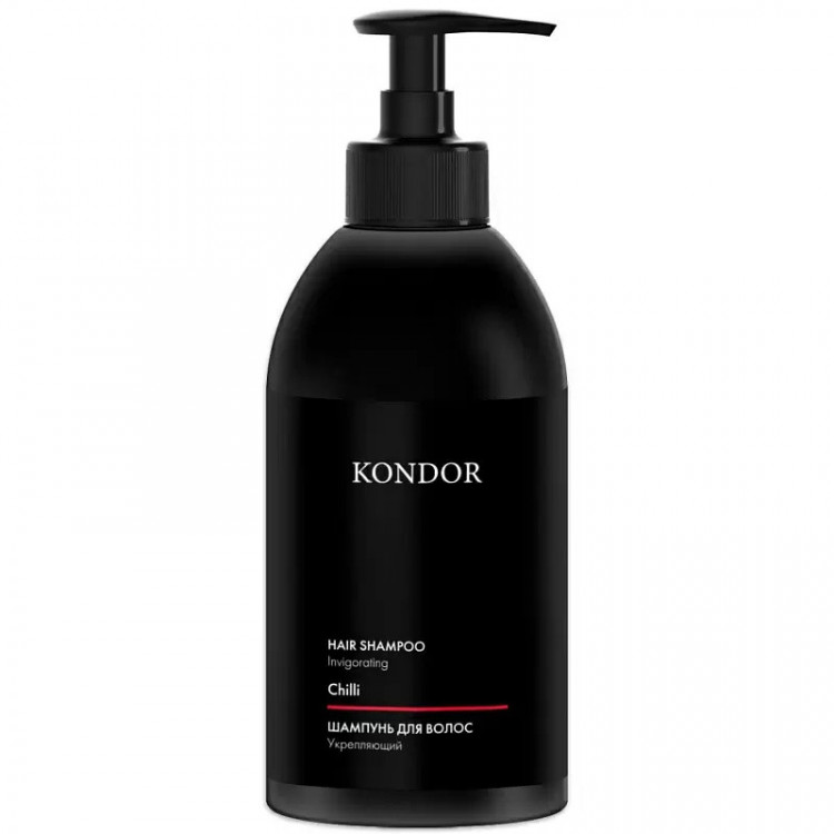 Шампунь "Чили" против выпадения волос Hair & Body - Kondor 300 мл 