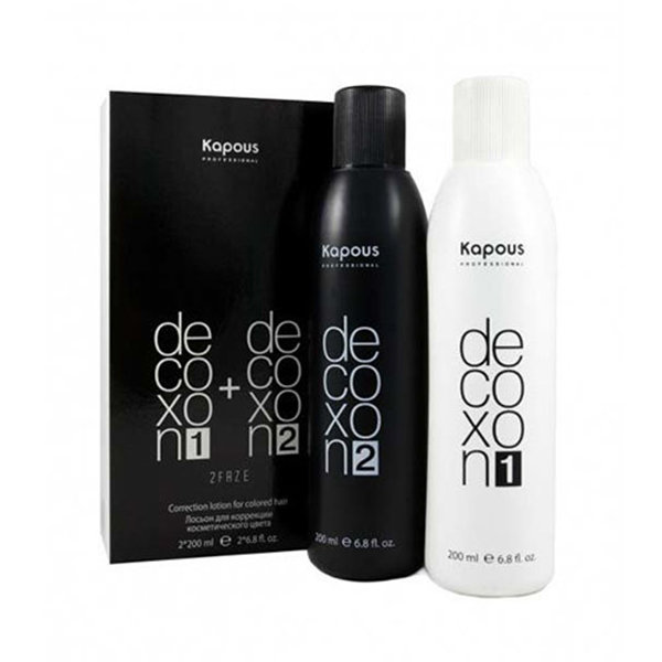 Лосьон для коррекции косметического цвета "Decoxon 2 Faze" Kapous Professional 400 мл 