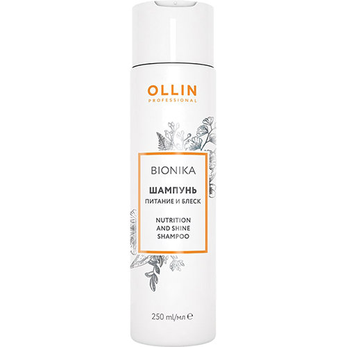 Ollin Bionika Шампунь «Питание и Блеск» Nutriton And Shine Shampoo 250 мл 
