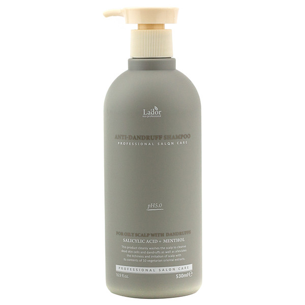 Слабокислотный шампунь против перхоти Anti Dandruff Shampoo La'dor 530 мл 