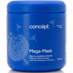 Маска МЕГА-Уход для слабых и поврежденных волос Salon Total Mega-Mask, Concept 500 мл