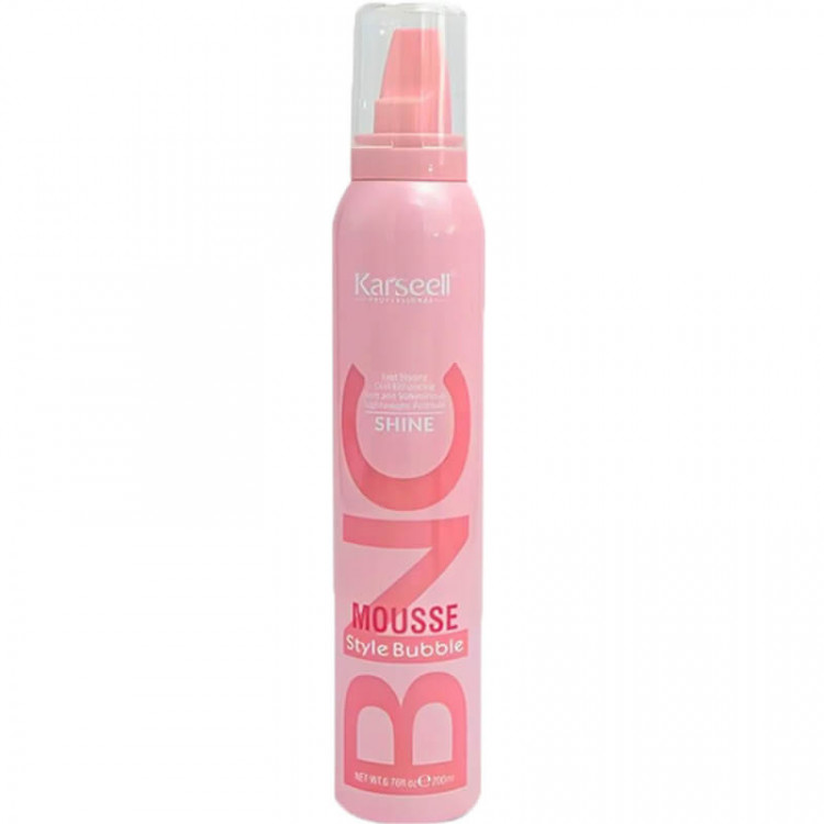 Стайлинг-мусс для укладки волос BNC Shine Style Bubble, Karseell 200 мл 