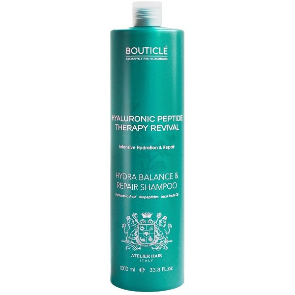 Увлажняющий шампунь для очень сухих и поврежденных волос Hydra Balance & Repair Shampoo - Bouticle 1000 мл Увлажняющий шампунь для очень сухих и поврежденных волос Hydra Balance & Repair Shampoo - Bouticle 1000 мл