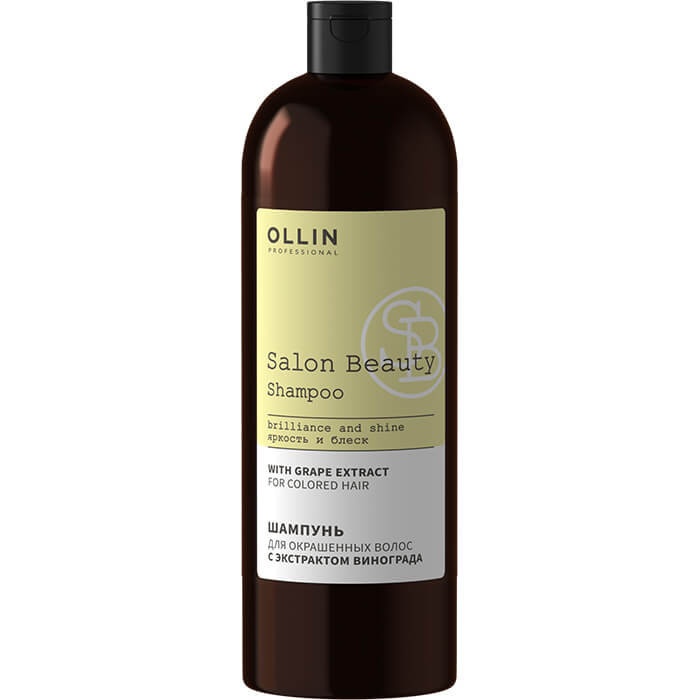 Шампунь для окрашенных волос с экстрактом Винограда "SALON BEAUTY", OLLIN 1000 мл 