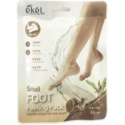 Пилинг-носочки для ног с муцином улитки Ekel Snail Foot Peeling Pack 40 г 