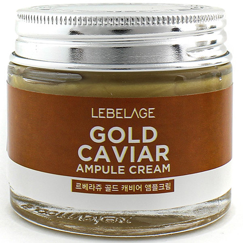 Lebelage Ampule Cream Gold Carviar Ампульный крем для лица с экстрактом икры 70 мл 