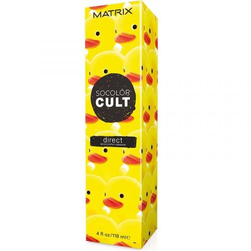 Крем с пигментами прямого действия Matrix SoColor Cult (Сочный Желтый) 118 мл 