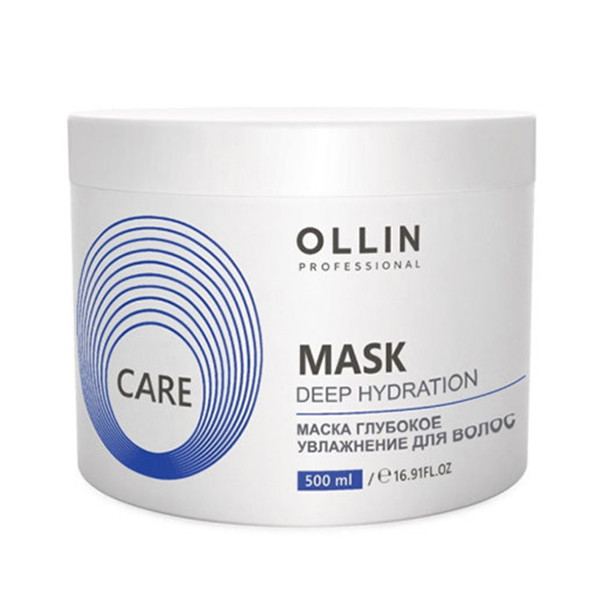 Маска глубокое увлажнение для волос OLLIN CARE Deep Hydration Mask For Hair 500 мл 