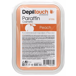 Depiltouch Professional Парафин косметический «Персик» в ванночке 500 мл