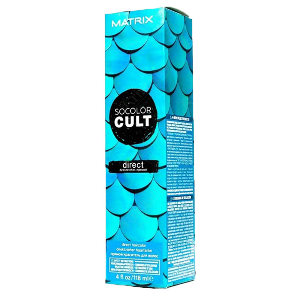 Крем с пигментами прямого действия Matrix SoColor Cult (Пыльный голубой) 118 мл 