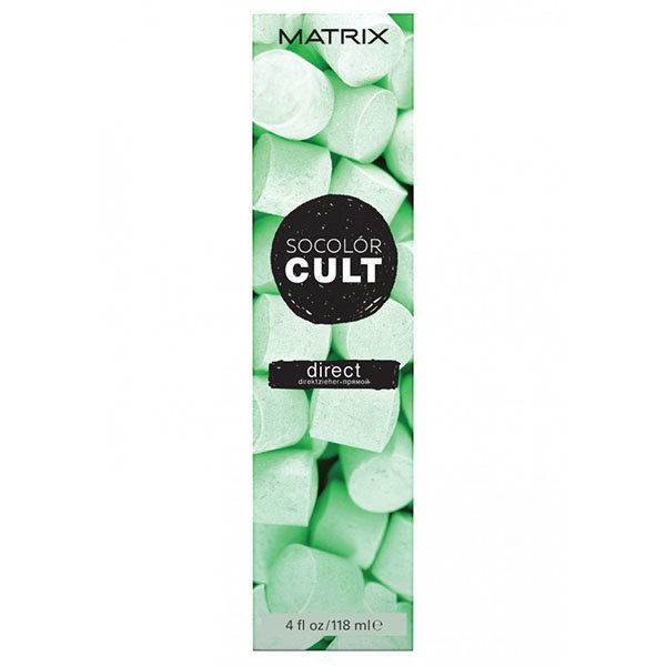 Крем с пигментами прямого действия Matrix SoColor Cult (Сладкая мята) 118 мл 