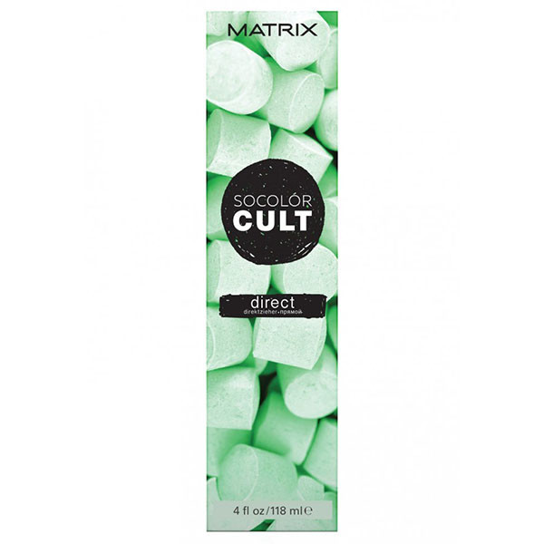 Крем с пигментами прямого действия Matrix SoColor Cult (Сладкая мята) 118 мл 