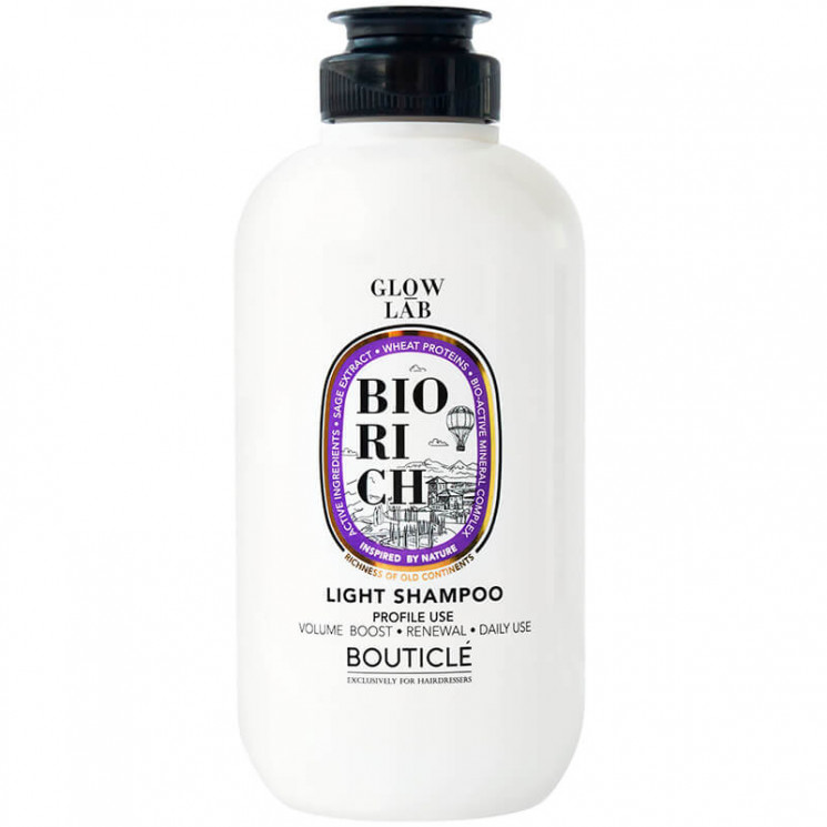 Шампунь для объёма волос всех типов Biorich Light Shampoo - Bouticle 250 мл 