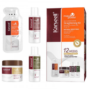 Набор для выпрямления с кератином, Maca Essence Karseell