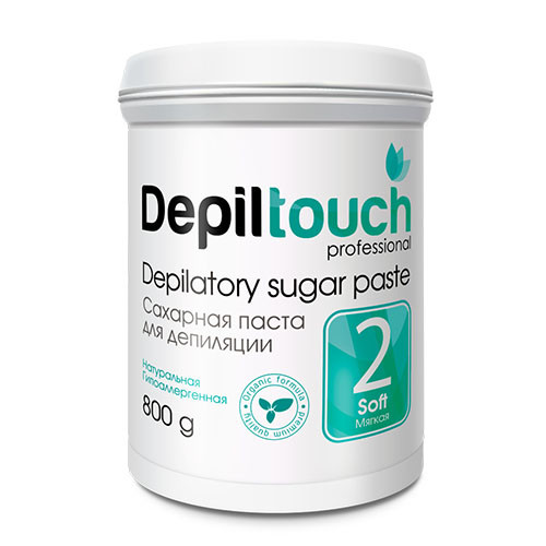 Сахарная паста для депиляции №2 мягкая Depiltouch professional 800 гр 