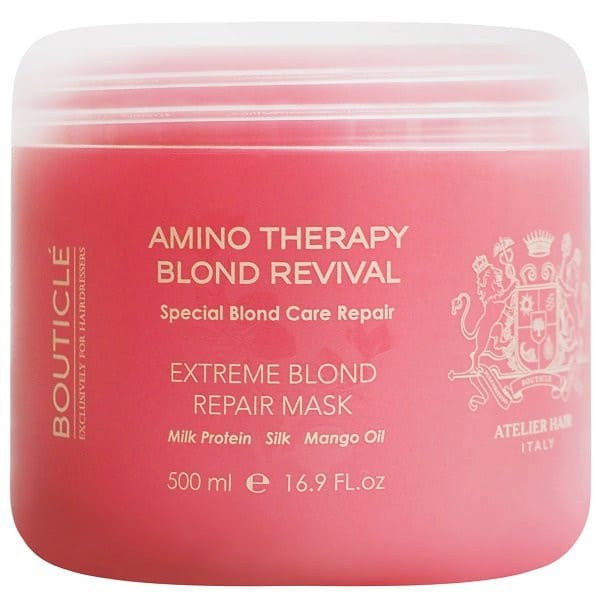 Восстанавливающая маска для экстремально поврежденных волос Extreme Blond Repair Mask - Bouticle 500 мл 