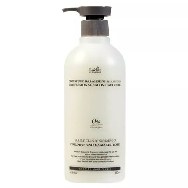 Увлажняющий бессиликоновый шампунь Moisture Balancing Shampoo La'dor 530 мл 