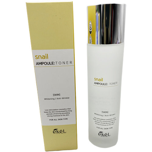 Ампульный тонер для лица с улиточным муцином Ekel Snail Ampoule Toner 150 мл 
