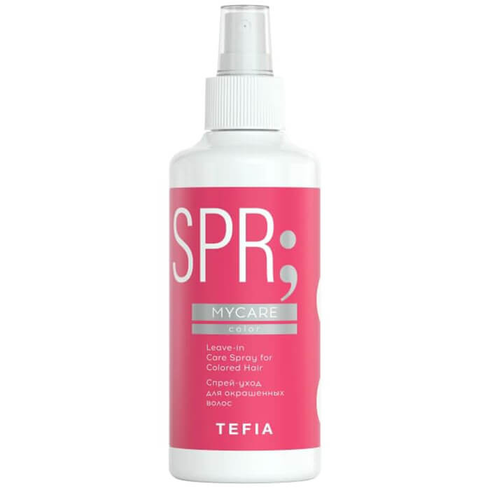 Спрей-уход для окрашенных волос, Leave-in Care Spray for Сolored Hair, MYCARE - Tefia 250 мл 