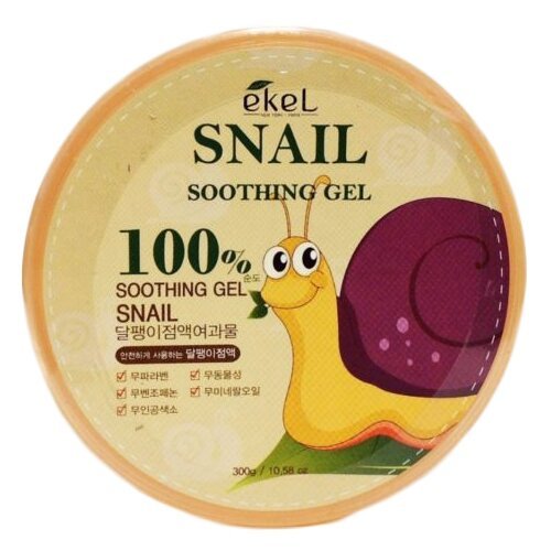 Успокаивающий гель с улиточным муцином Ekel Snail Soothing Gel 100% 300 г 