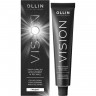 Крем-краска для бровей и ресниц (Графит) - OLLIN VISION Graphite 20 мл 