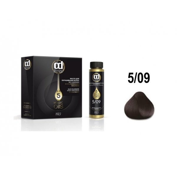 5/09 Кофе Масло MAGIC 5 OILS для окрашивания волос 50 мл 