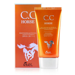 СС-крем для лица с лошадиным маслом Ekel Horse CC Cream SPF 50+ PA+++ 50 мл 