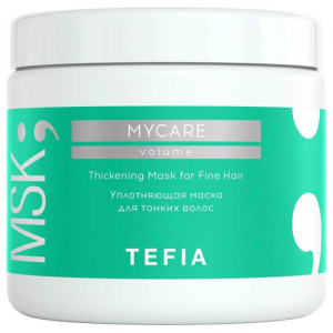 Уплотняющая маска для тонких волос, Thickening Mask for Fine Hair MYCARE VOLUME - Tefia 500 мл