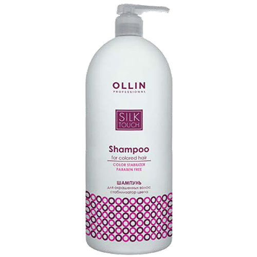 Шампунь для Окрашенных волос (Стабилизатор цвета) Ollin Silk Touch 1000 мл 