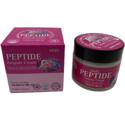 Ампульный крем для лица с пептидами Ekel Ampule Cream Collagen 70 мл