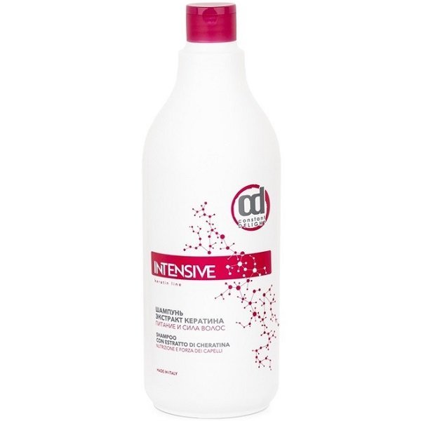 Шампунь Экстракт кератина Питание и Сила Constant Delight Intensive Cheratina Shampoo 1000 мл 