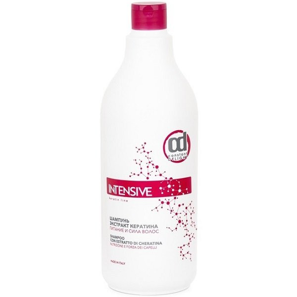 Шампунь Экстракт кератина Питание и Сила Constant Delight Intensive Cheratina Shampoo 1000 мл 