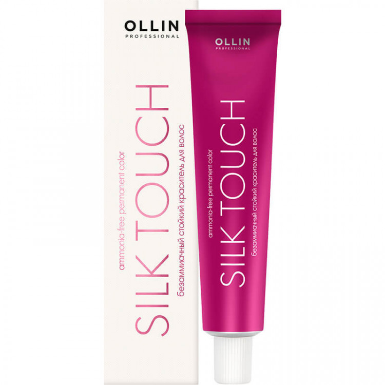 OLLIN SILK TOUCH 5/7 Светлый шатен коричневый Безаммиачный стойкий краситель для волос 