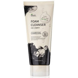 Пенка для умывания с экстрактом древесного угля  Ekel Foam Cleanser Charcoal 180 мл 