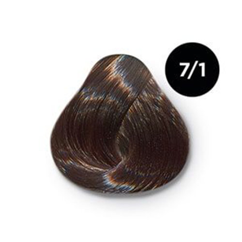 Ollin Color - 7/1 Русый пепельный Перманентная крем-краска для волос 60 мл 