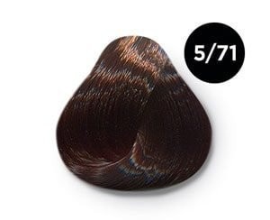 OLLIN SILK TOUCH 5/71 Светлый шатен коричнево-пепельный Безаммиачный стойкий краситель для волос 