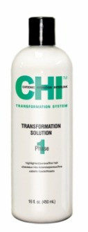Перманентное выпрямление - Фаза 1 для нормальных или осветленных волос Chi Transformation Solution Phase1 Formula C 473 ml 