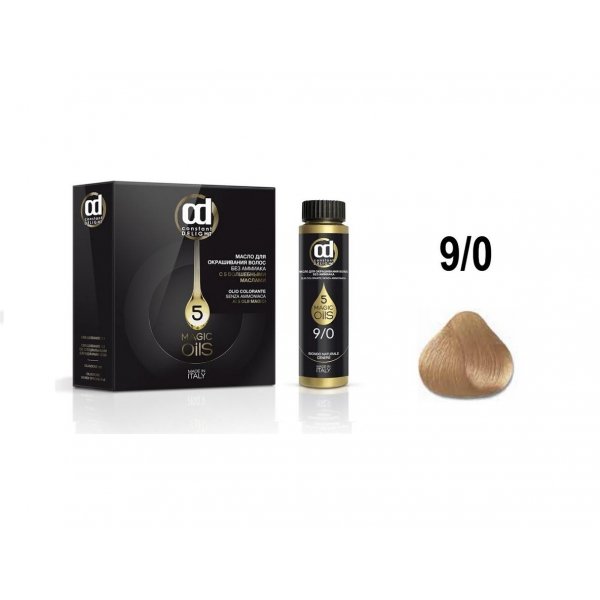 9/0 Экстра Светло-Русый Масло MAGIC 5 OILS для окрашивания волос 50 мл 