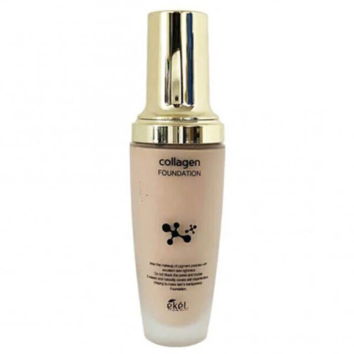 Тональная основа с коллагеном Ekel Collagen Foundation #21, 50 мл  