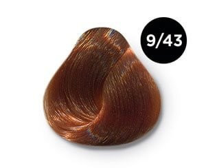 OLLIN SILK TOUCH 9/43 Блондин медно-золотистый Безаммиачный стойкий краситель для волос 