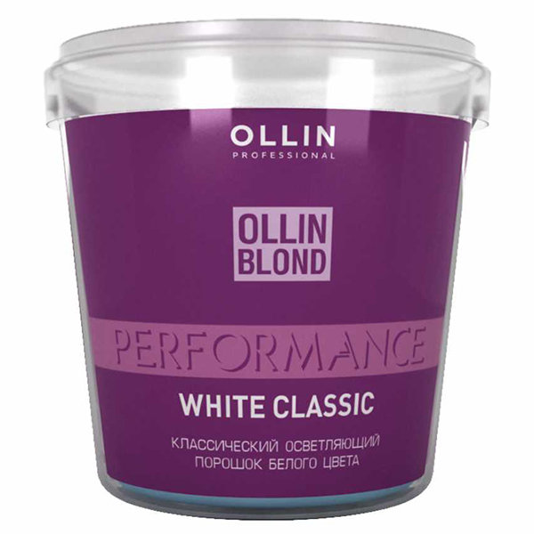 Осветляющий порошок белого цвета Ollin Performance 500 г 