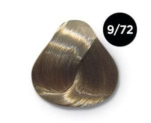 OLLIN SILK TOUCH 9/72 Блондин коричнево-фиолетовый Безаммиачный стойкий краситель для волос 