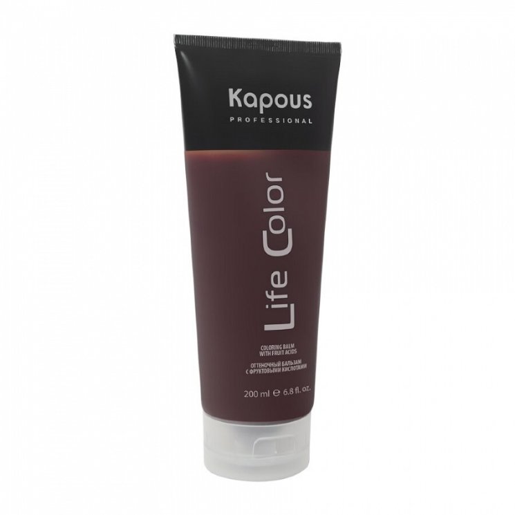 Оттеночный бальзам для волос Медный Life Color Kapous Professional 200 ml 