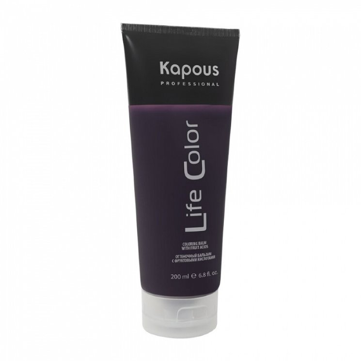 Оттеночный бальзам для волос Фиолетовый Life Color Kapous Professional 200 ml 