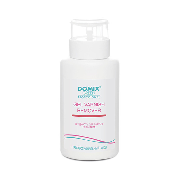 Domix Жидкость для снятия гель-лака (шеллака) с ПОМПОЙ GEL VARNISH REMOVER 255 мл 