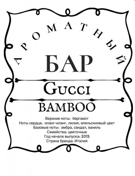 Духи Gucci Boombo 