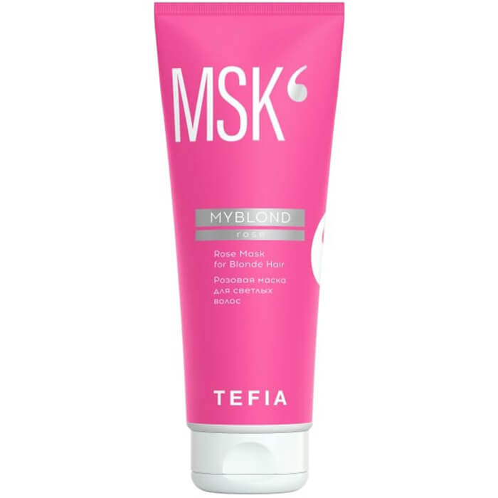 Розовая маска для светлых волос, MYBLOND - Tefia 250 мл 