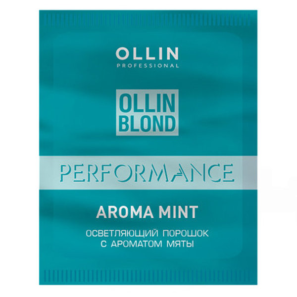 Осветляющий порошок с ароматом мяты OLLIN BLOND PERFORMANCE Aroma Mint 30 г 