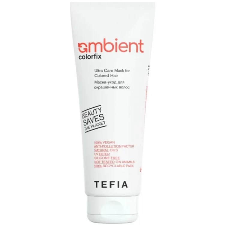 Маска-уход для окрашенных волос Ambient Colorfix — Tefia 250 мл Маска-уход для окрашенных волос Ambient Colorfix — Tefia 250 мл